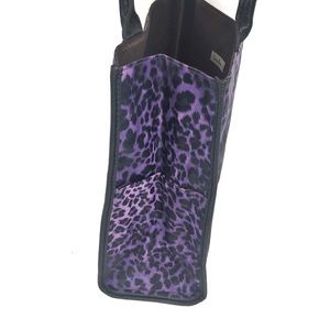 Neiman Marcus Bags - NEIMAN MARCUS Purple Leopard Print vinyl tote Neiman Marcus Bags - NEIMAN MARCUS Purple Leopard Print vinyl tote
